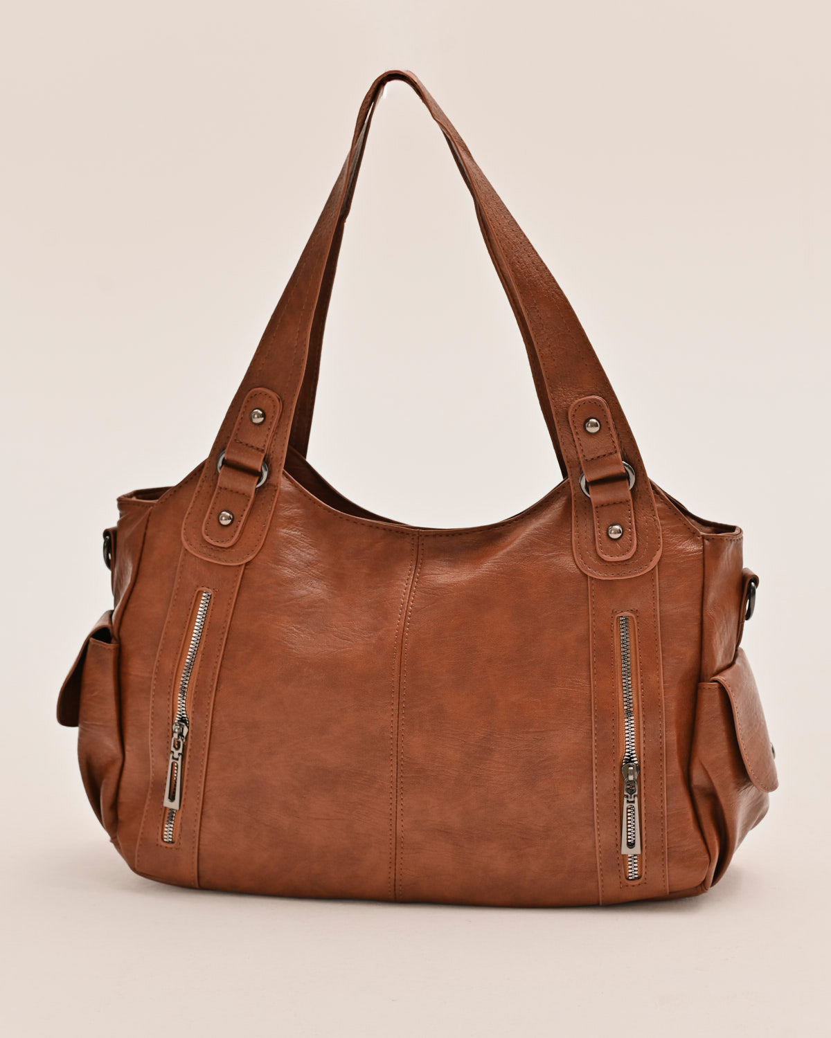 VINTAGE CITY BAG - CAMEL