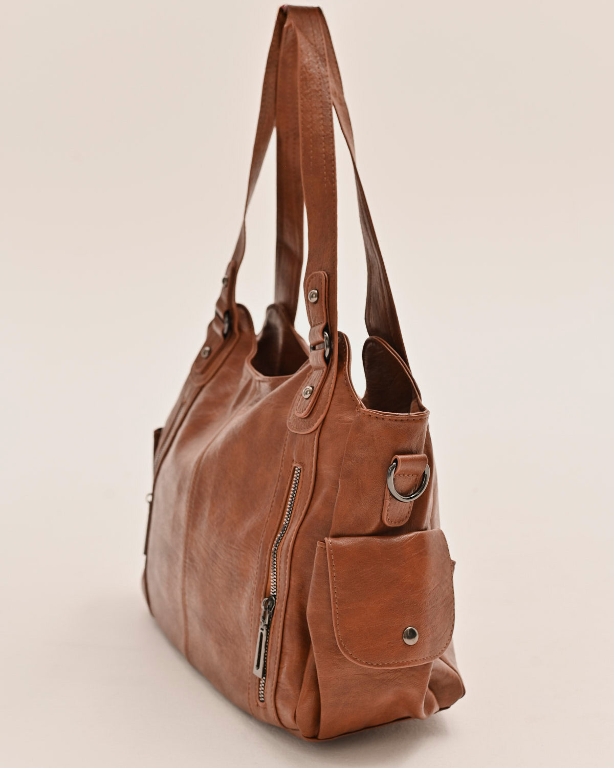 VINTAGE CITY BAG - CAMEL