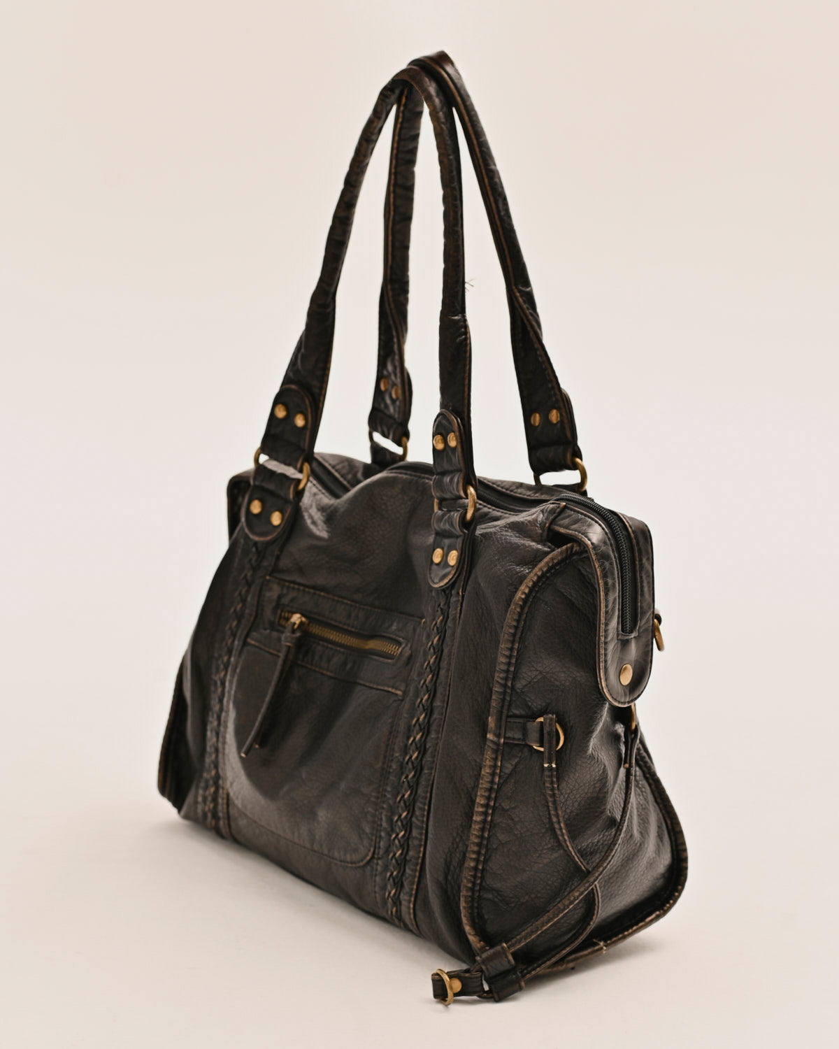 VINTAGE CITY BAG - BLACK