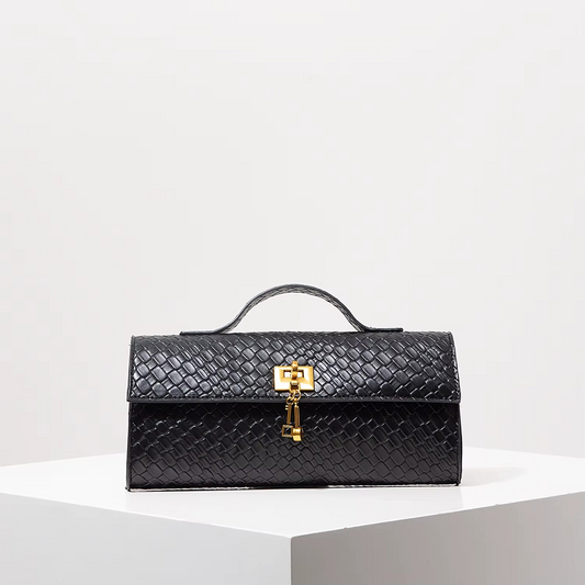 EVELE CLUTCH BAG - BLACK